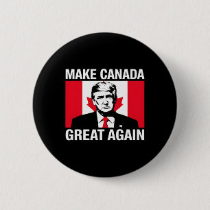 Badge Rond 5 Cm Rendre la grandeur du Canada à nouveau amusant Tru