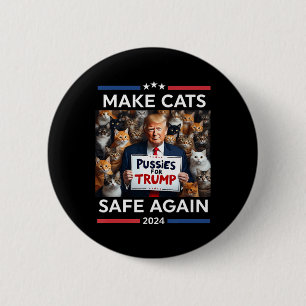 Badge Rond 5 Cm Rendre les animaux de compagnie sûrs à nouveau Tru