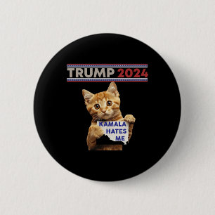 Badge Rond 5 Cm Rendre les chats sûrs à nouveau Trump Cats for Tru