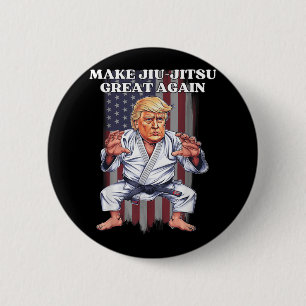 Badge Rond 5 Cm Rendre sa grandeur au Jiu-jitsu Trump Republican B