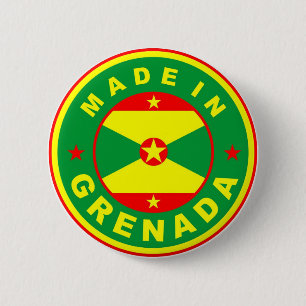 Badge Rond 5 Cm rendu dans l'étiquette de produit de drapeau de