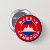 Badge Rond 5 Cm rendu dans l'étiquette de produit de drapeau de (Devant & derrière)