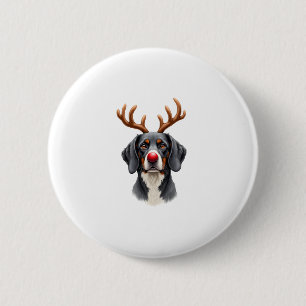 Badge Rond 5 Cm Renne Grand Danois Noël Grand Danois Chien Maman D