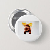 BADGE ROND 5 CM RENNE MIGNON (Devant & derrière)