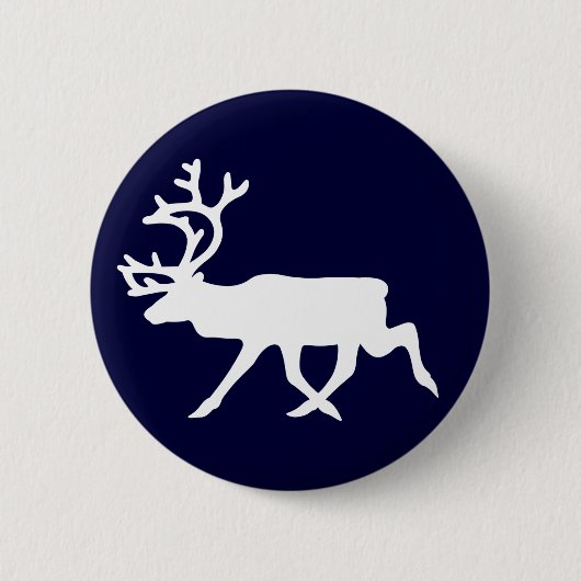 Badge Rond 5 Cm Rennes blanches (Devant)