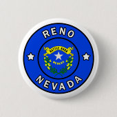 Badge Rond 5 Cm Reno Nevada (Devant)