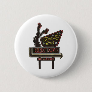 Badge Rond 5 Cm Renouveau du chêne traité