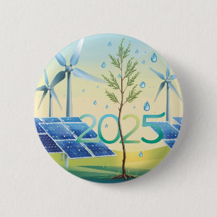 Badge Rond 5 Cm renouveler notre promesse de nourrir bouton