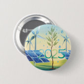 Badge Rond 5 Cm renouveler notre promesse de nourrir bouton (Devant & derrière)