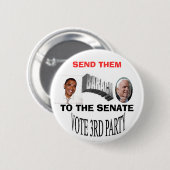 Badge Rond 5 Cm renvoyez… (Devant & derrière)