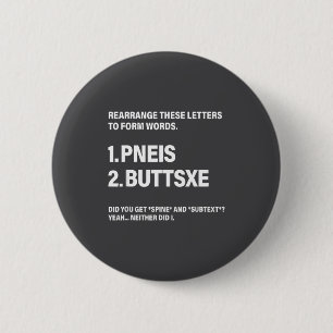 Badge Rond 5 Cm Réorganisez Ces Lettres Pour Former Des Mots
