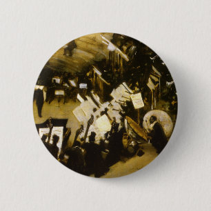 Badge Rond 5 Cm Répétition de l'Orchestre Pasdeloup par JS Sargent