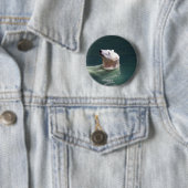 Badge Rond 5 Cm Repose d'ours polaire (En situation)