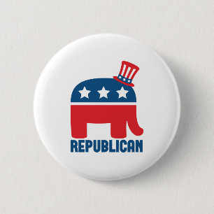 Badge Rond 5 Cm Républicain