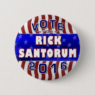 Badge Rond 5 Cm Républicain 2016 de président élection de Rick