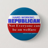 BADGE ROND 5 CM RÉPUBLICAIN FIER (Devant)