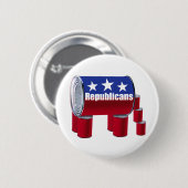 Badge Rond 5 Cm Républicains (Devant & derrière)