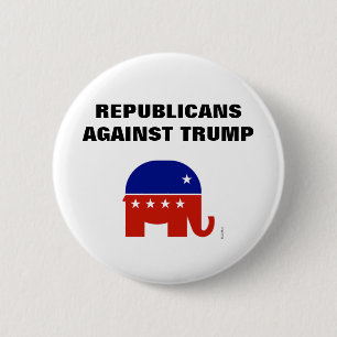 Badge Rond 5 Cm Republicans Against Donald trump 2020