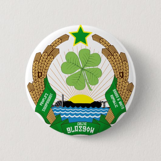Badge Rond 5 Cm Republik de Celtic Glasgow (Devant)