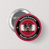 Badge Rond 5 Cm République d'Autriche (Devant & derrière)