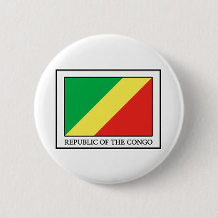 Badge Rond 5 Cm République du Congo