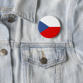Badge Rond 5 Cm République Tchèque (En situation)