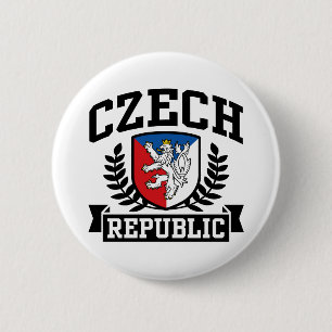 Badge Rond 5 Cm République tchèque