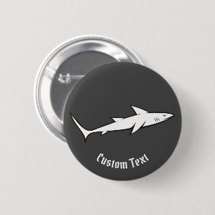 Badge Rond 5 Cm Requin