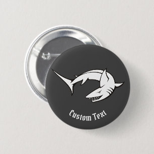Badge Rond 5 Cm Requin