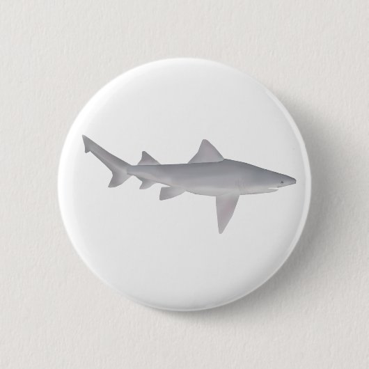 Badge Rond 5 Cm Requin à bec (Devant)