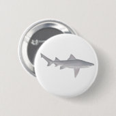 Badge Rond 5 Cm Requin à bec (Devant & derrière)