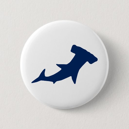 Badge Rond 5 Cm requin marteau (Devant)