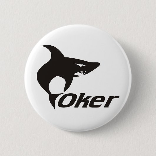 Badge Rond 5 Cm Requin un (Devant)