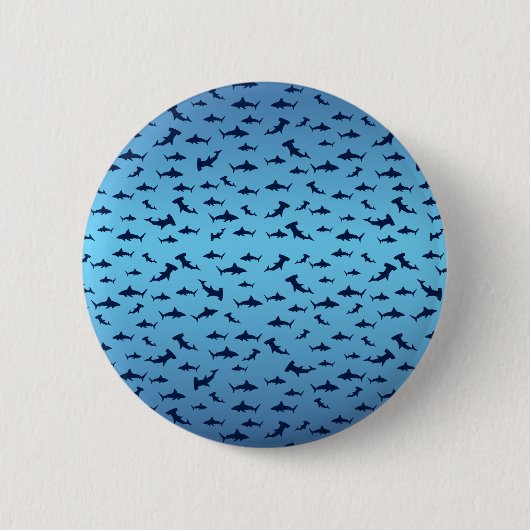 Badge Rond 5 Cm Requins (Devant)