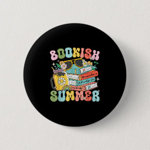Badge Rond 5 Cm Réservez Summer Trendy Love Reading For Bookworm