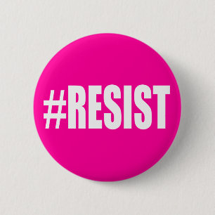BADGE ROND 5 CM #RESIST