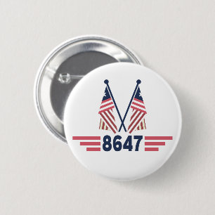 Badge Rond 5 Cm Résistance politique anti Trump 8647 Protestation