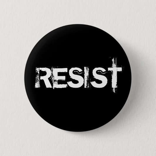 Badge Rond 5 Cm Résister (Devant)