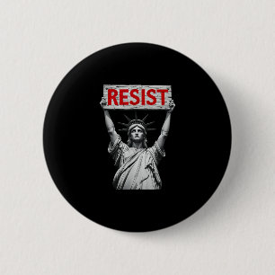 Badge Rond 5 Cm Résister à Trump Protestation Trump Anti Politique