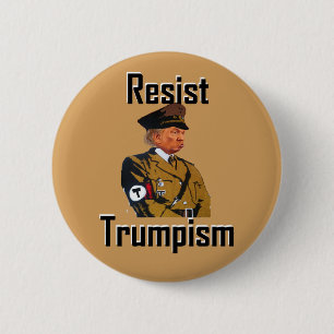 Badge Rond 5 Cm résister au trumpisme