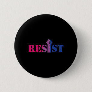 Badge Rond 5 Cm Résistez À La Manifestation De Poing Soulevée Lgbt