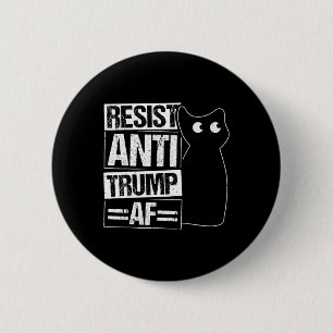 Badge Rond 5 Cm Résistez Anti Trump Af Anti Trump Résistez 