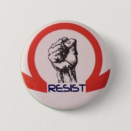 Badge Rond 5 Cm Résistez au bouton (Devant)