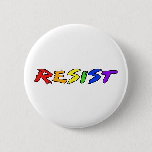 Badge Rond 5 Cm Résistez avec fierté (Devant)