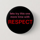 Badge Rond 5 Cm respect (Devant)