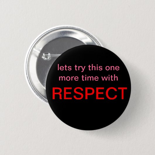 Badge Rond 5 Cm respect (Devant & derrière)