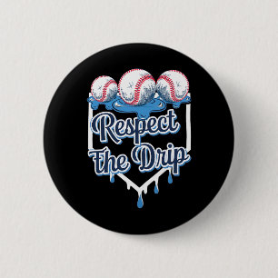 Badge Rond 5 Cm Respecter le goutte Bysebyll Home Plate Crème Glac