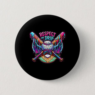 Badge Rond 5 Cm Respectez Le Goutte Bysebyll Plaque De Base Avec S