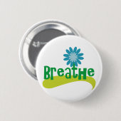 Badge Rond 5 Cm Respire (Devant & derrière)
