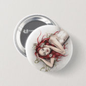 Badge Rond 5 Cm Respirez respirent dedans le bouton (Devant & derrière)